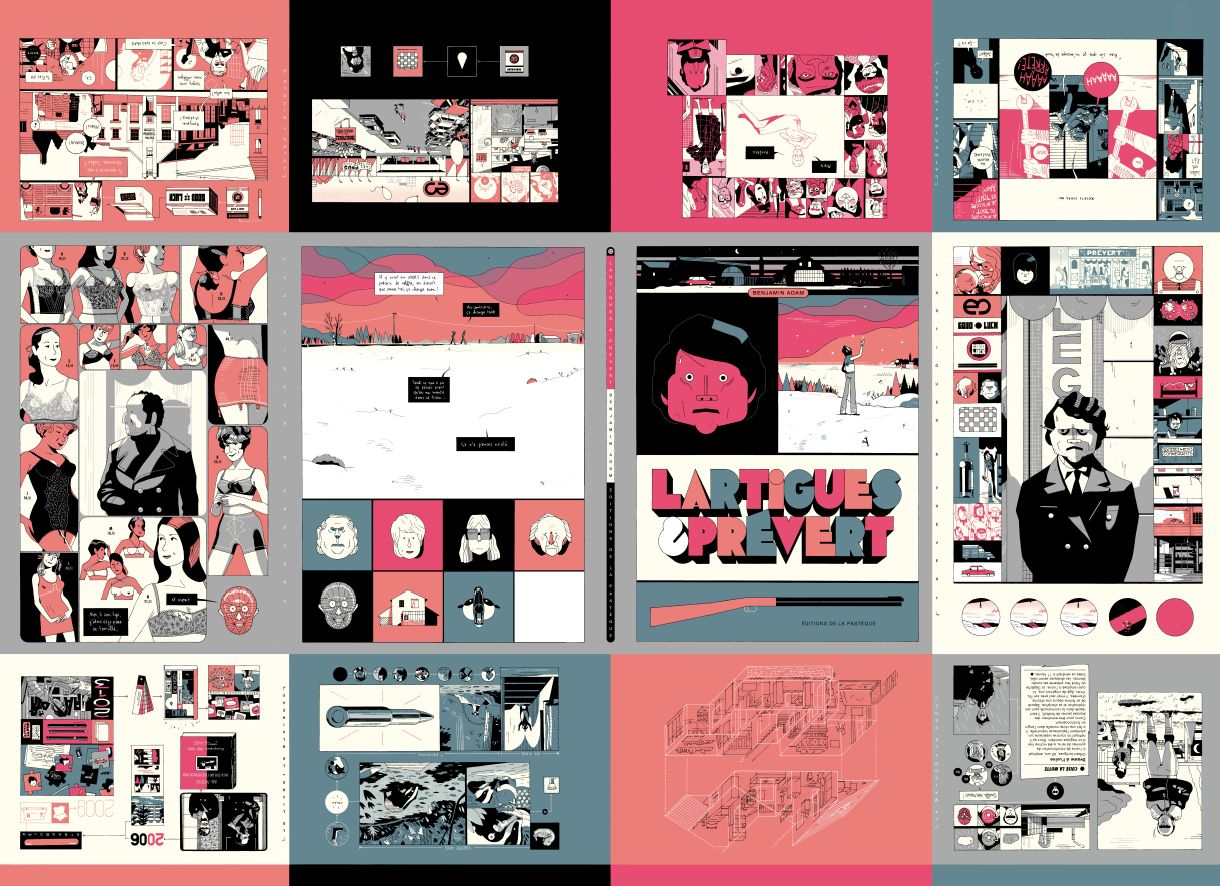  Lartigues & Prevert - Benjamin Adam - illustrateur - Nantes