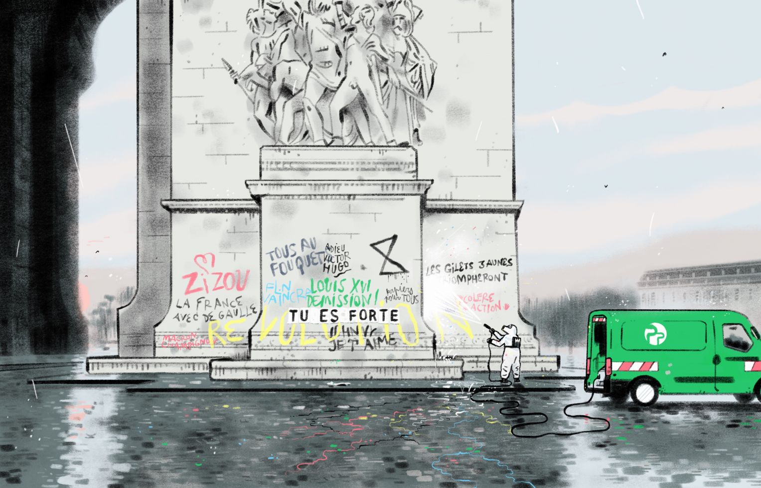  Libération - Benjamin Adam - illustrateur - Nantes