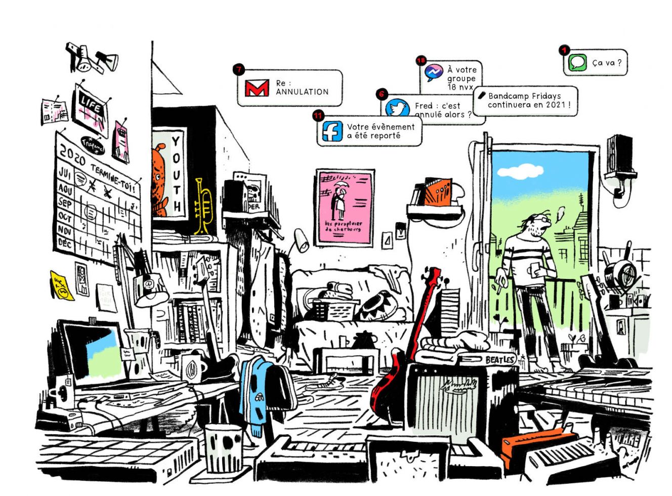  Libération - Benjamin Adam - illustrateur - Nantes