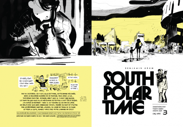 Benjamin Adam - illustrateur - Nantes SOUTH POLAR TIMES (FANZINE)