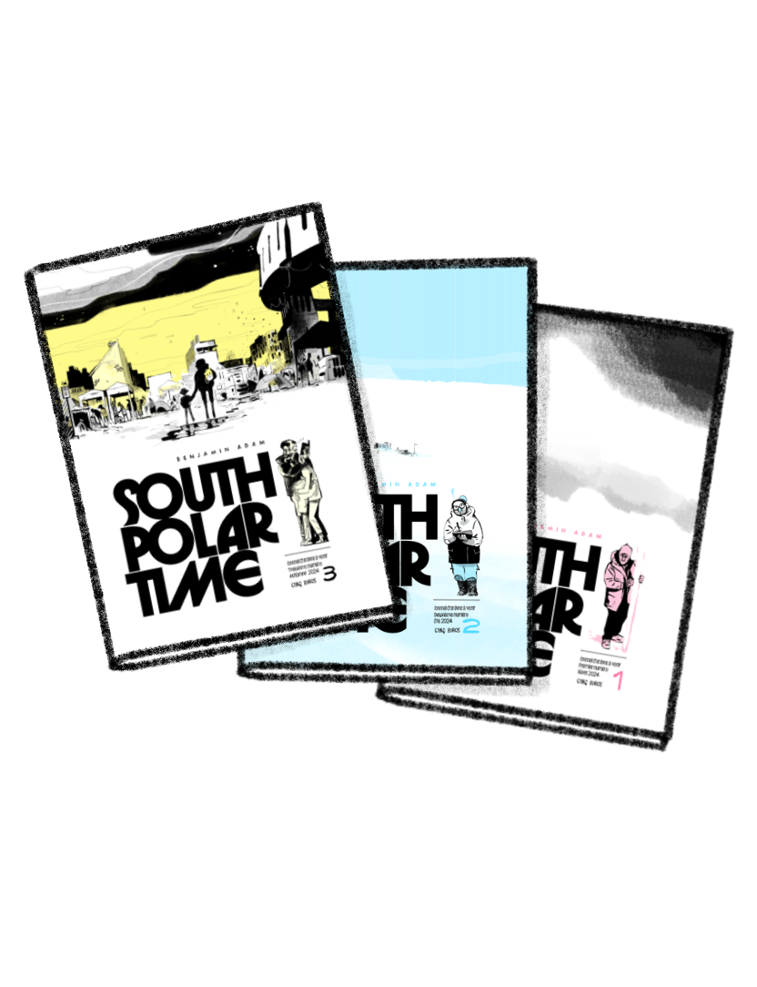 Benjamin Adam - illustrateur - Nantes SOUTH POLAR TIMES (FANZINE)