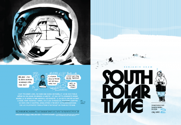 Benjamin Adam - illustrateur - Nantes SOUTH POLAR TIMES (FANZINE)